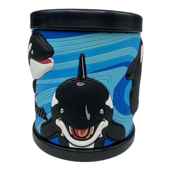 Sea World 3D Shamu Mug Killer Whale Orca Plastic Kids Park Souvenir "I Love YOU" - Picture 2 of 7